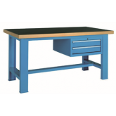 重型工作臺高分子桌板帶兩吊抽，GF1500-B，GF1800-B，GF2000-B